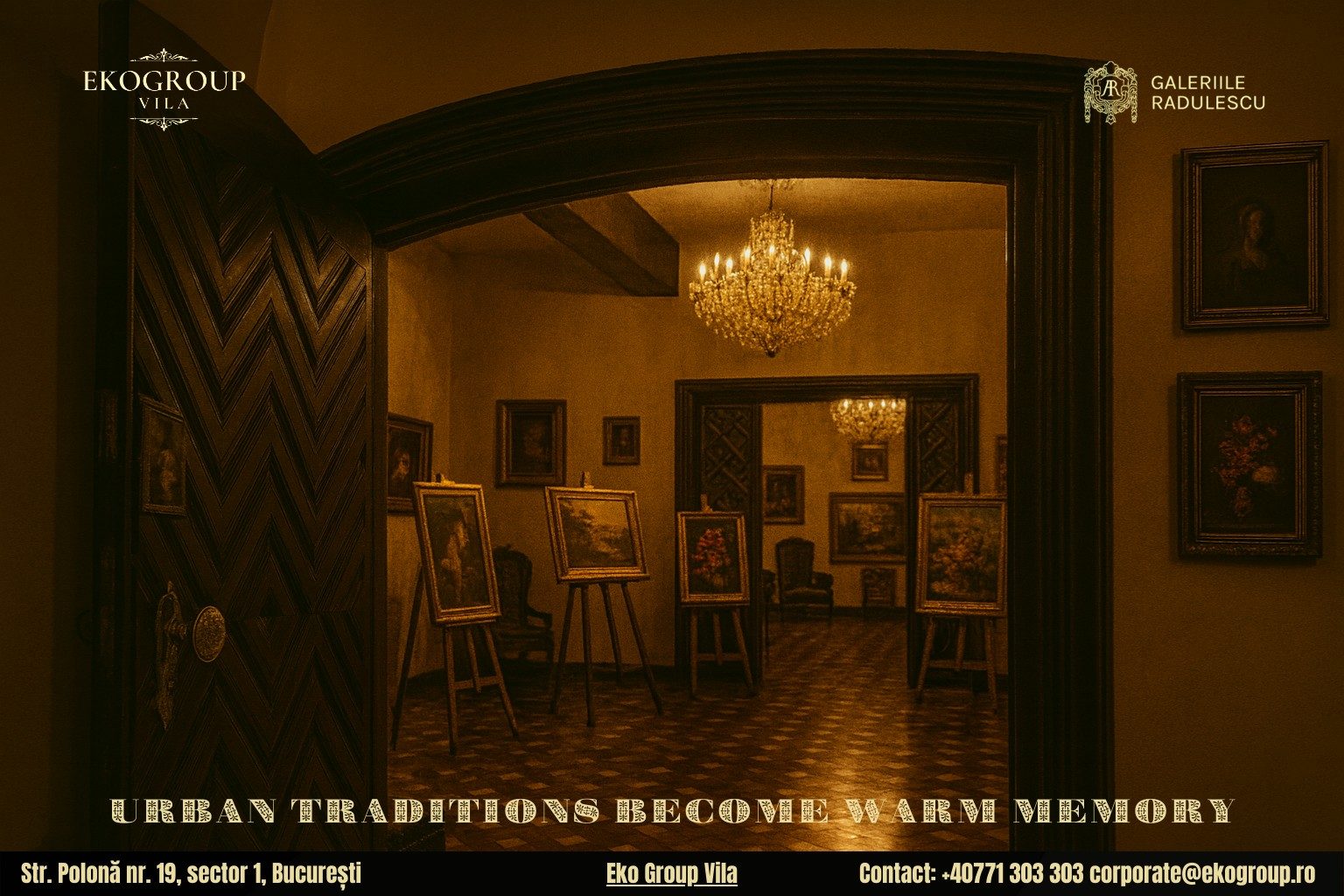 Tradiții de Crăciun în atmosfera interbelică, explorate de Eko Group Vila prin expoziția „Crăciunul anilor ’30”