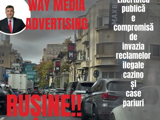 Way Advertise Production SRL: Controversa publicității neautorizate pentru cazinouri și pariuri în București